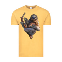 Vintage Mustard Sloth Vintage Tee - LillyAllenDesigns