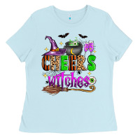 Baby Blue Cheers witches Ladies Tee - Zillion Design Studio