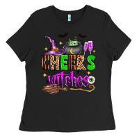 Black Cheers witches Ladies Tee - Zillion Design Studio