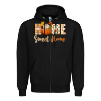 Black home sweet home Zipper Hoodie - BundleAndBundleShop