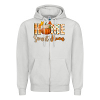 Dove Grey home sweet home Zipper Hoodie - BundleAndBundleShop