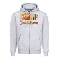 Heather Grey home sweet home Zipper Hoodie - BundleAndBundleShop