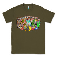 Army Green My Favorite Players Call Me Mawmaw Classic Tee - CowhideDigitalArt