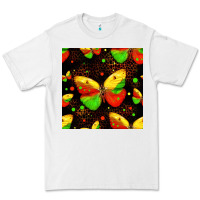 White juneteenth butterflies seamless pattern Premium Tee - HRA Design Shop
