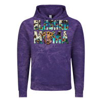 Cloud Purple blessed mama Vintage Hoodie - JahusDesignShop