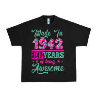 Black made in 1942, 80 years of being awesome kopya Urban Heavy Tee - Jasminsmagicworld