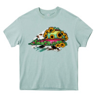 Arona Virginia State Map Heavy Core Tee - RanaPortraitStore