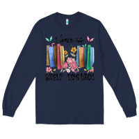Navy i have no shelf control Long Sleeve Tee - MaliasSmallBusiness