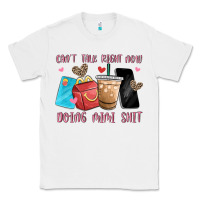 White can't talk right now doing mimi shit Classic Tee - MaliasSmallBusiness