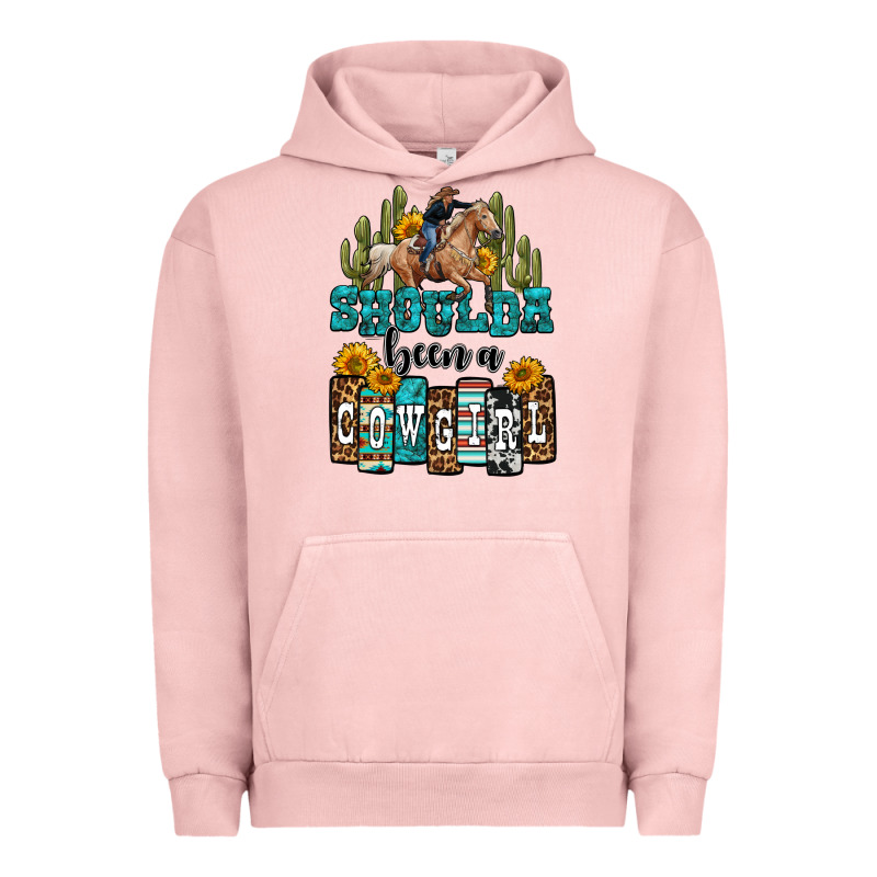Shoulda Been A Cowgirl Urban Hoodie by OliviaCreatesArt | Teevron