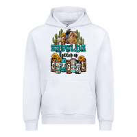 White shoulda been a cowgirl Urban Hoodie - OliviaCreatesArt