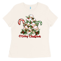 Bone merry christmas baseball Ladies Tee - RanaPortraitStore