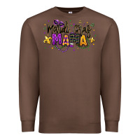 Chestnut mardi gras mama Premium Sweatshirt - texasbilliewilder