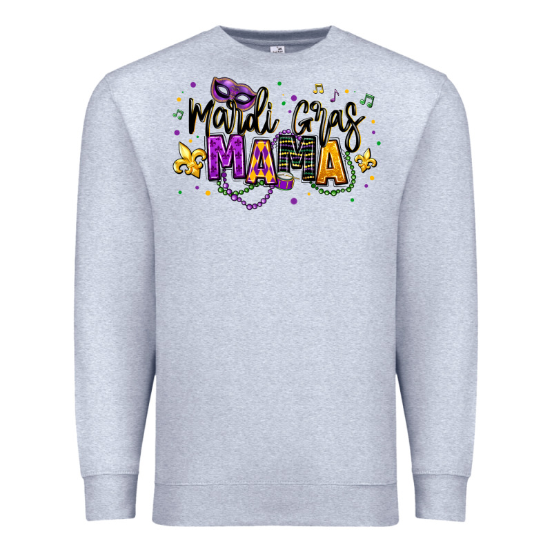 Mardi Gras Mama Premium Sweatshirt by texasbilliewilder | Teevron
