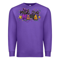 Purple mardi gras mama Premium Sweatshirt - texasbilliewilder