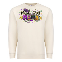Sandshell mardi gras mama Premium Sweatshirt - texasbilliewilder