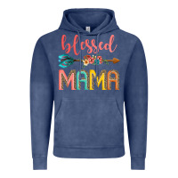 Vintage Denim blessed mama Vintage Hoodie - JahusDesignShop