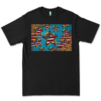 Black 4th of july stars skinny metal can holder Premium Tee - HRA Design Shop