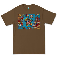 Cacao 4th of july stars skinny metal can holder Premium Tee - HRA Design Shop