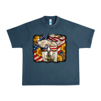 4th Of July Llama Urban Heavy Tee | Teevron