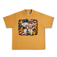 Peanut Butter 4th of july llama Urban Heavy Tee - LillyAllenDesigns