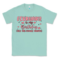 Seafoam february is my birthday yes the whole month malia Classic Tee - MaliasSmallBusiness