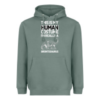 Sage This Is My Human Costume Im Really A Brachiosaurus Heavyweight Hoodie - Bettercallsaul