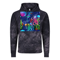 Cloud Black undersea Vintage Hoodie - BundleAndBundleShop