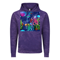 Cloud Purple undersea Vintage Hoodie - BundleAndBundleShop