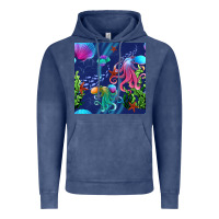 Vintage Denim undersea Vintage Hoodie - BundleAndBundleShop