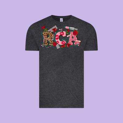 Valentines Day Rca Vintage Tee Designed By Nancycooperartshop