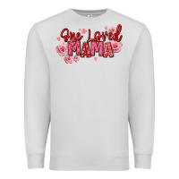 Dove Grey one loved mama valentine's day Premium Sweatshirt - texasbilliewilder