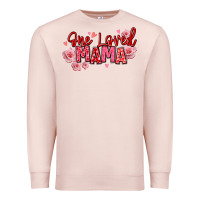 Pale Pink one loved mama valentine's day Premium Sweatshirt - texasbilliewilder