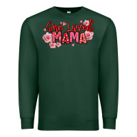 Sports Green one loved mama valentine's day Premium Sweatshirt - texasbilliewilder
