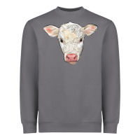 Storm charolais calf face Heavyweight Sweatshirt - LillyAllenDesigns