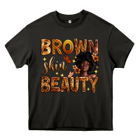 Asphalt brown skin beauty Heavy Core Tee - Zillion Design Studio