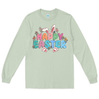 Matcha happy easter Long Sleeve Tee - MaliasSmallBusiness