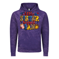 Cloud Purple little sister biggest fan softball Vintage Hoodie - Jasminsmagicworld