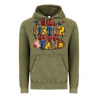 Vintage Olive little sister biggest fan softball Vintage Hoodie - Jasminsmagicworld
