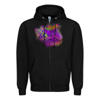 Black halloween spider web for patches Zipper Hoodie - BundleAndBundleShop