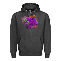 Charcoal Heather halloween spider web for patches Zipper Hoodie - BundleAndBundleShop