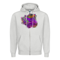 Dove Grey halloween spider web for patches Zipper Hoodie - BundleAndBundleShop