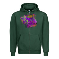 Sports Green halloween spider web for patches Zipper Hoodie - BundleAndBundleShop