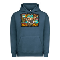 Pigment Midnight Navy sunflower cow olivia Urban Hoodie - OliviaCreatesArt