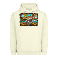 Pigment Pistachio sunflower cow olivia Urban Hoodie - OliviaCreatesArt