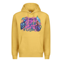 Antique Gold Fueled by crystals and coffee halloween Premium Hoodie - NancyCooperArtShop