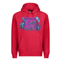 Cardinal Fueled by crystals and coffee halloween Premium Hoodie - NancyCooperArtShop