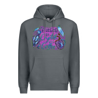 Rock Fueled by crystals and coffee halloween Premium Hoodie - NancyCooperArtShop