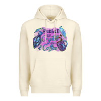 Sandshell Fueled by crystals and coffee halloween Premium Hoodie - NancyCooperArtShop