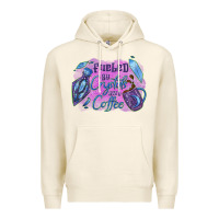 Tofu Fueled by crystals and coffee halloween Premium Hoodie - NancyCooperArtShop
